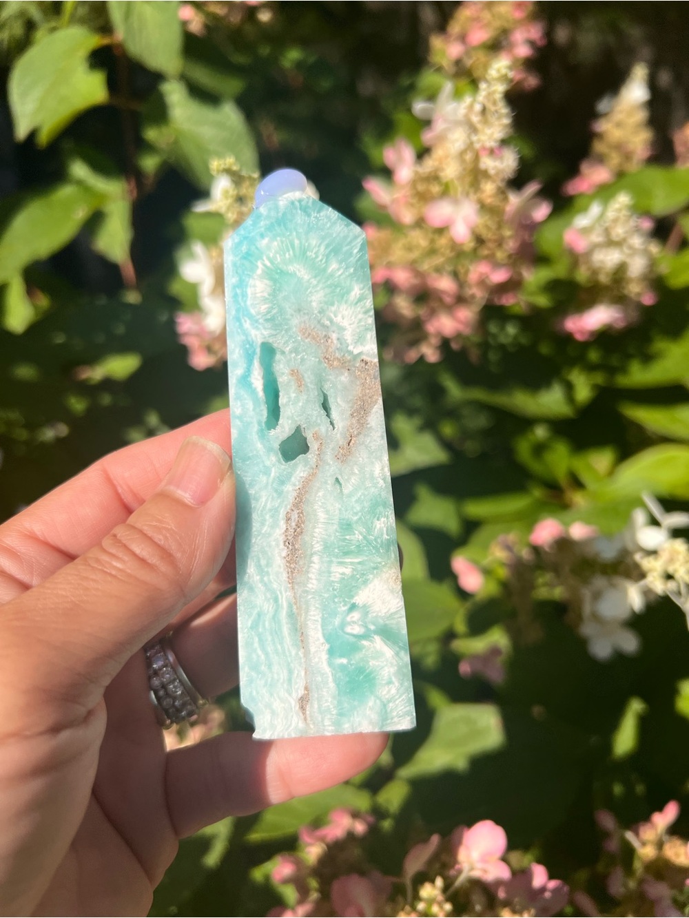 Hemimorphite (3) tower | crystal